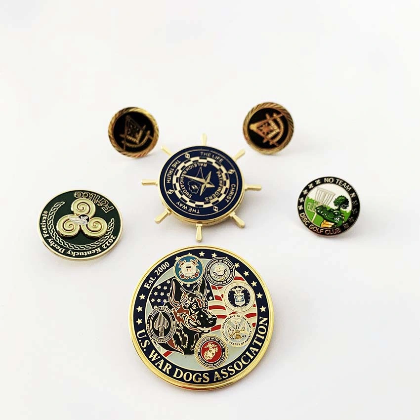 New Badge Pins Custom Hard Enamel Craft Badge for Promotional Gift