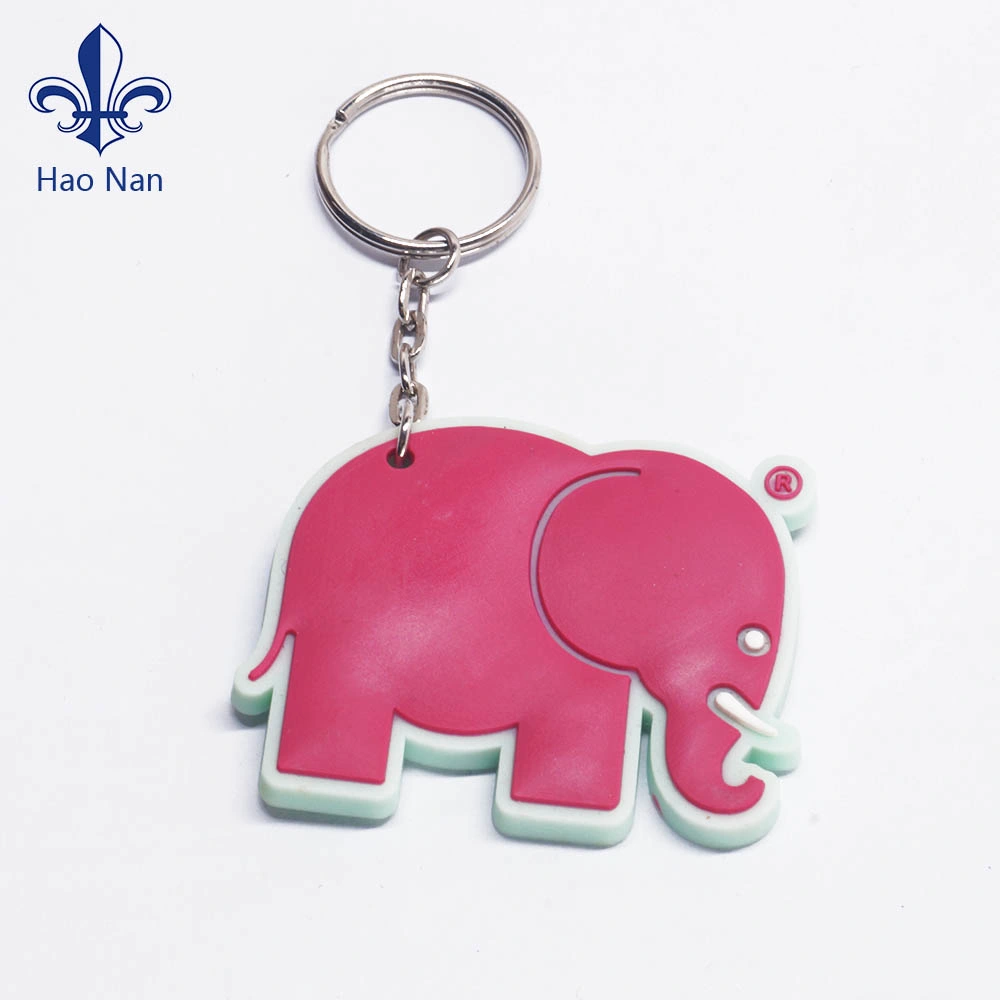 Wholesale/Supplier Embossed PVC Logo keychain for Promotional