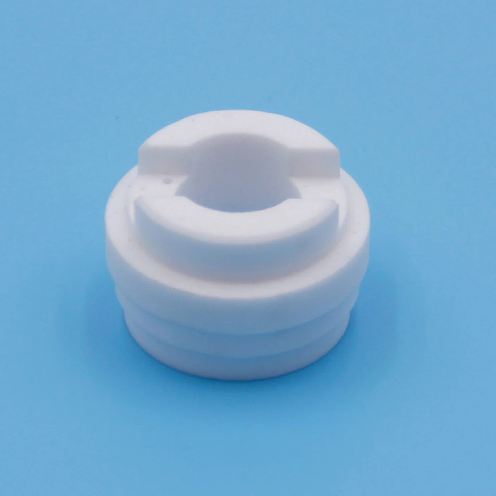 Custom Machined Zirconia Alumina Thread Shaped Fittings for Textile Machinery