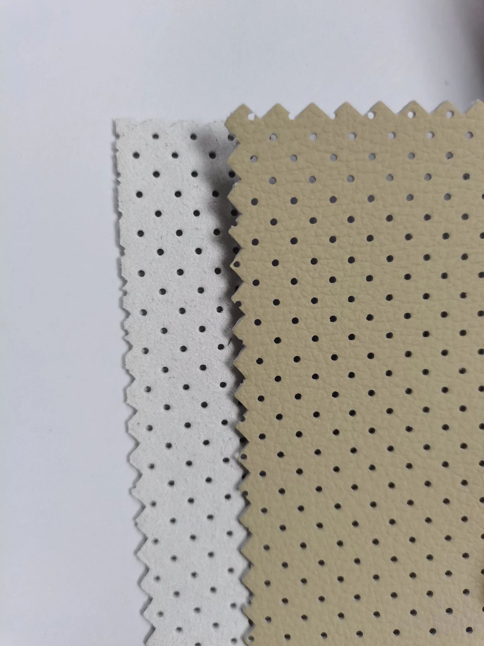 Chemical Fiber Material Automotive Huafon High quality/High cost performance  Fire Proof Perforated Synthetic Leather