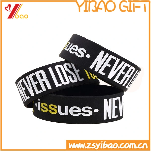 Customized Colorful Silicon Bracelet/ Wristband with Logo