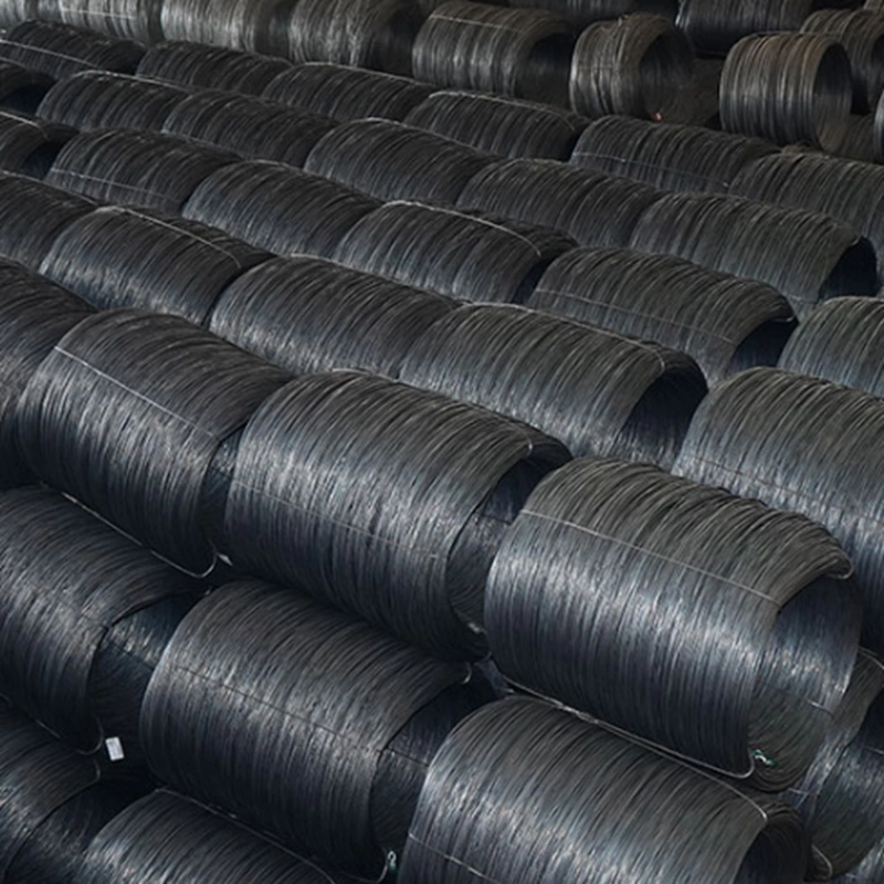 Black Annealed Wire ASTM Gr. B 185 JIS Ss330 Ss34 NF A33 Q195 5.5mm-12mm Steel Wire for Construction Nails