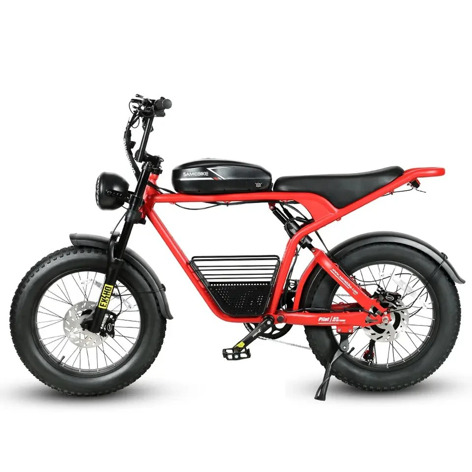 2023 Nuevo vendedor 1000W 48V 16Ah la suspensión total del neumático Fat off road bicicleta eléctrica Eléctrica Dirtbike adultos