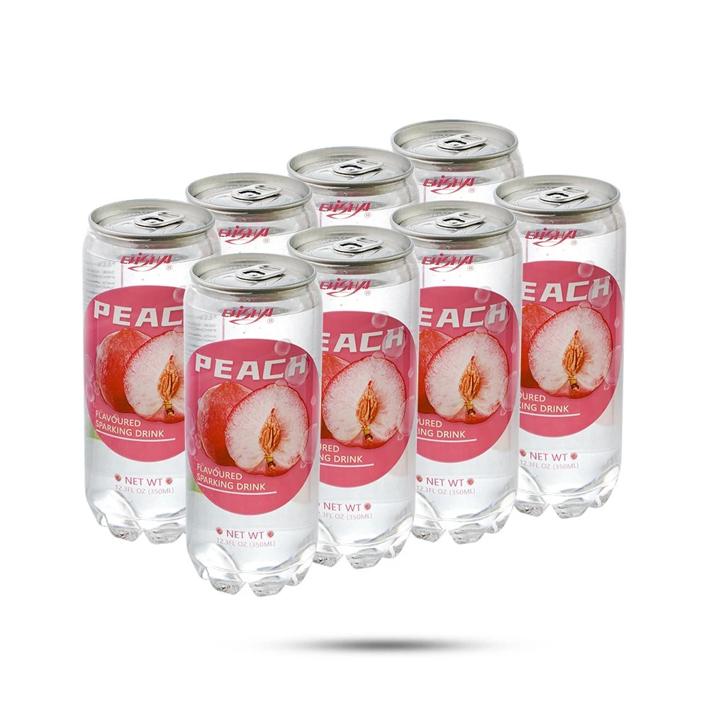 OEM Factory Hot Sale Plastic Can Apple Flavor Soft Drinks Sparkling Water