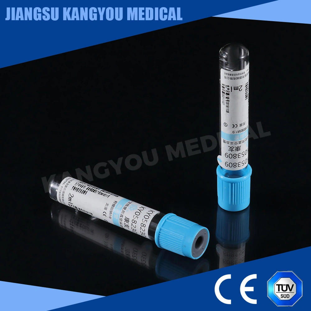 Disposable Blood Collection Tube with Pet or Glass Type for Single Use