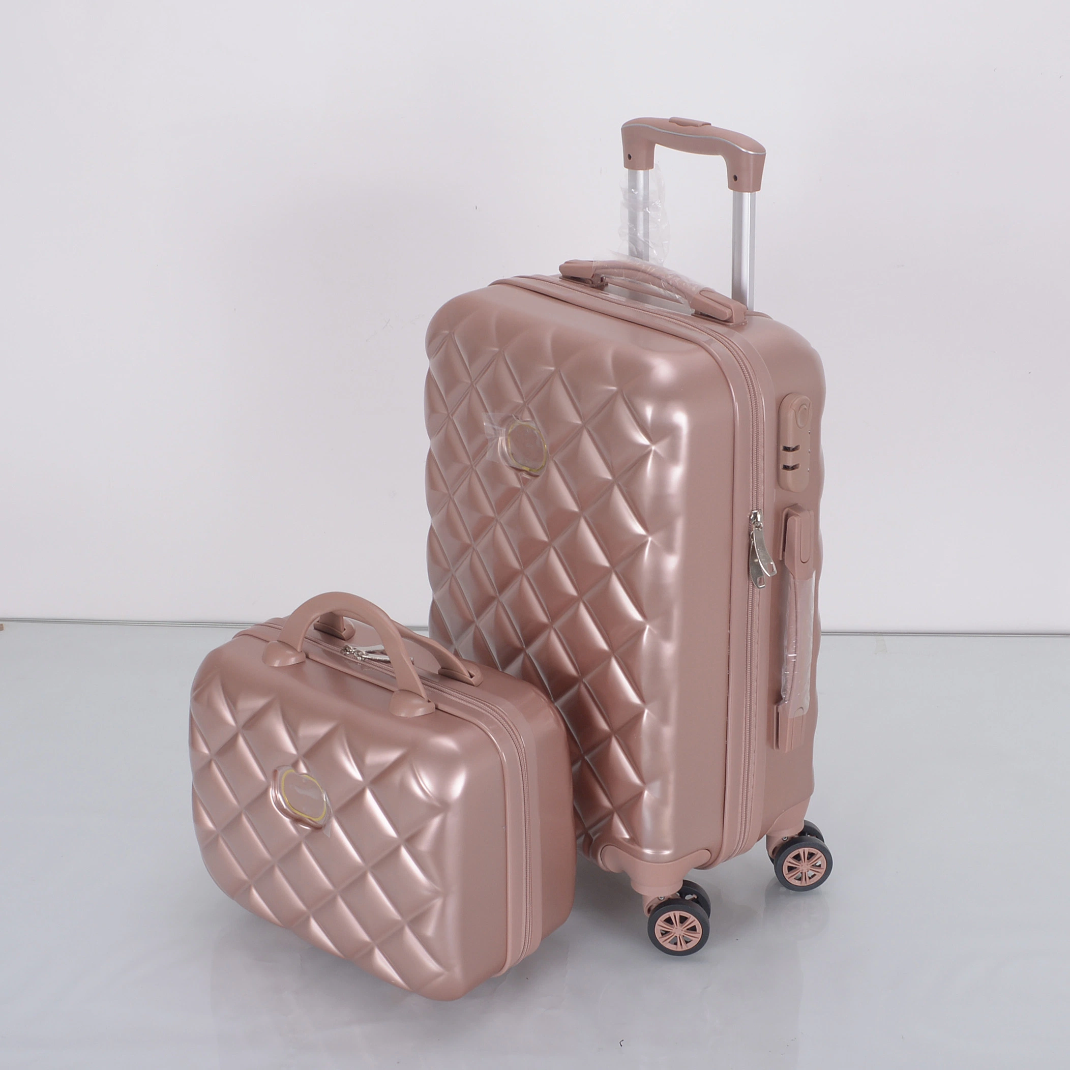 Classic Suitcase Luggage 24 Trolley Suitcase ABS Travel Luggage Sets with Cosmetic Bags