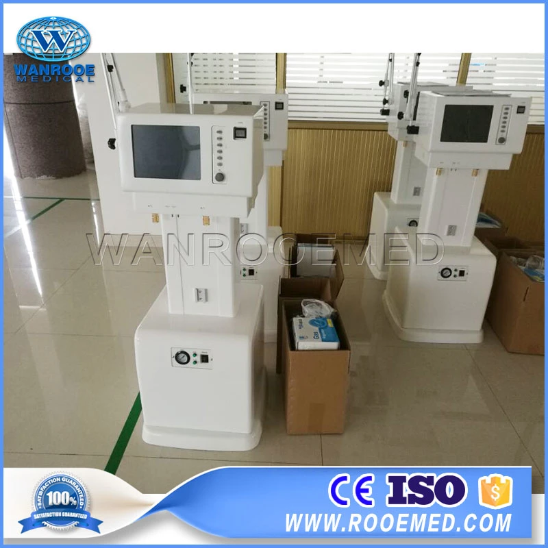 AV-2000b3 Hospital Mobile Surgical ICU Breathing Oxygen Respiratory Ventilator Apparatus