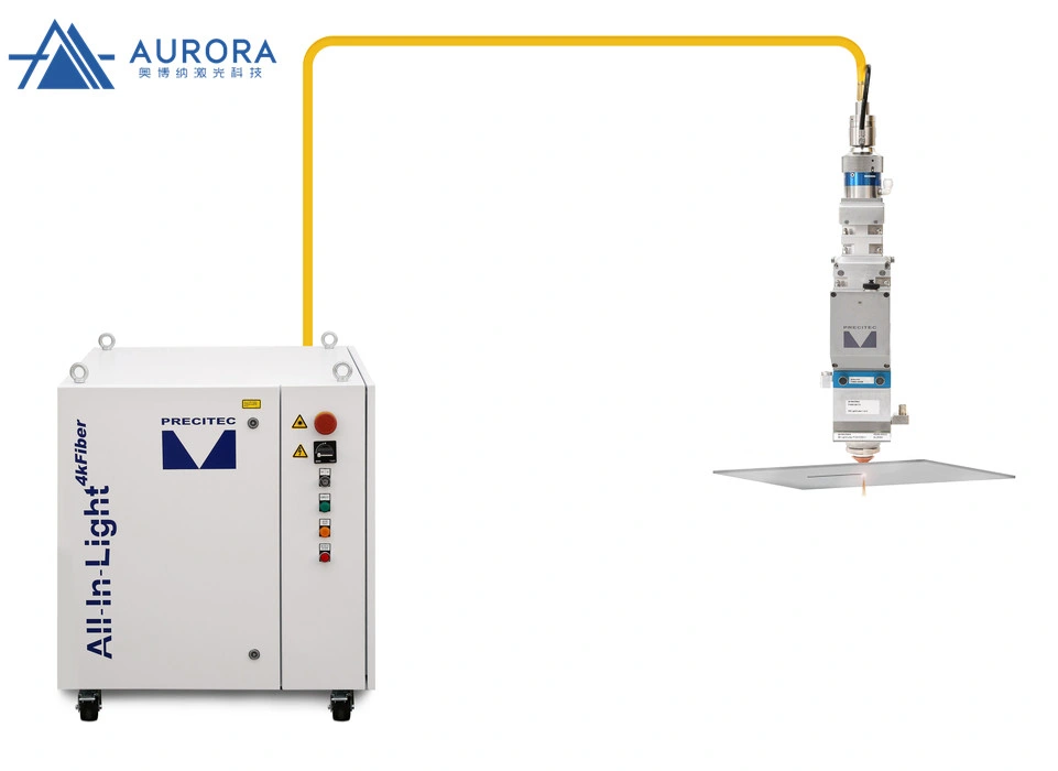 Original 4kw Fuente láser Precitec de segunda mano para máquina láser