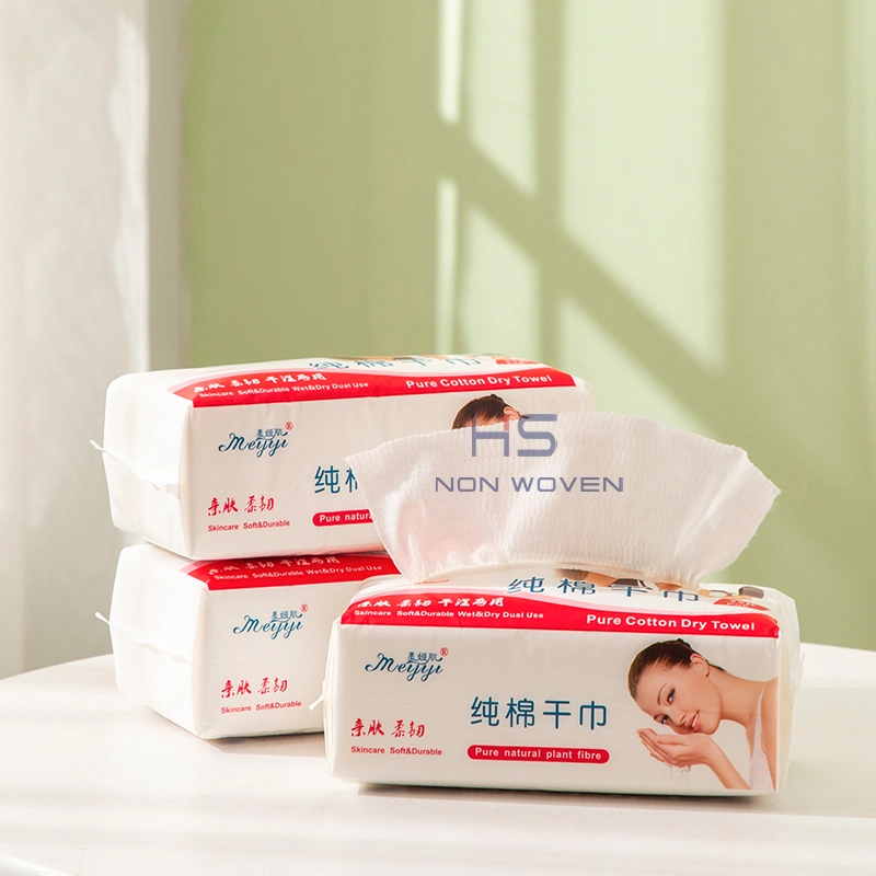 Deep Cleansing Facial Dry Wipes Disposable Face Towel Multi-Purpose Cotton Tissue for Facial Cleansing/Skin Care