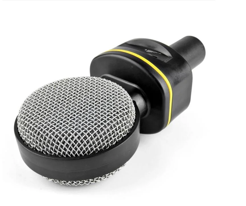 Microphone de bureau avec contrôle du volume pour l'enregistrement sur ordinateur portable Fil amovible avec jack 3,5 mm