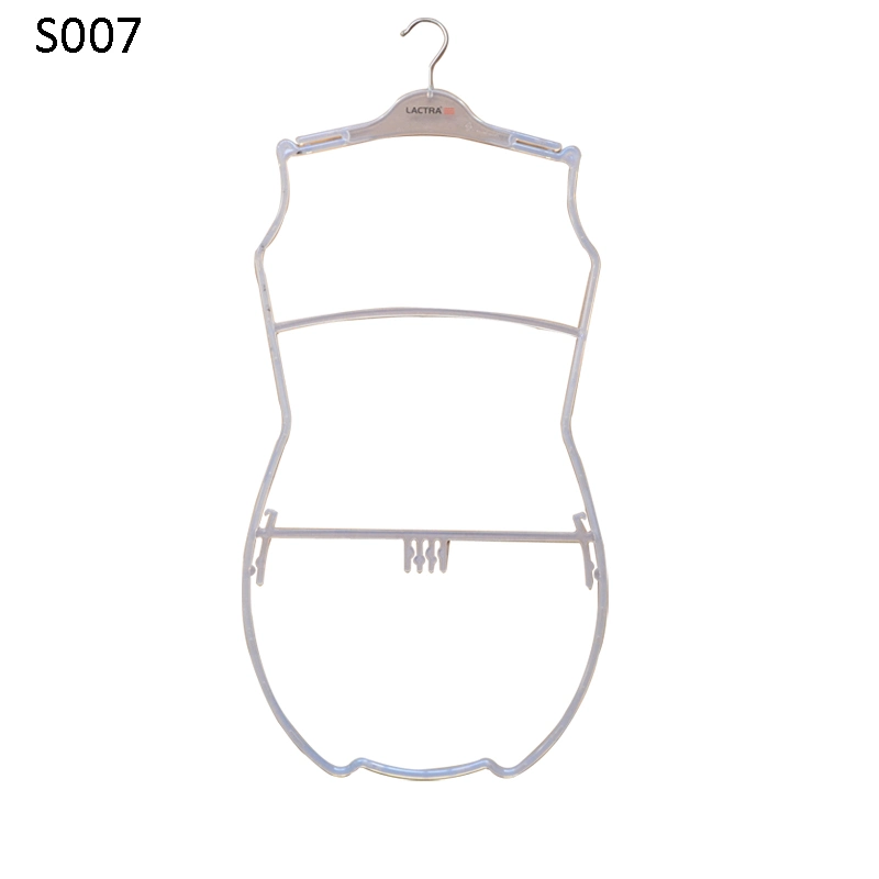 High quality/High cost performance  Custom Summer Clothes Swimwear Plastic Lingerie Hanger Swimsuit Hanger