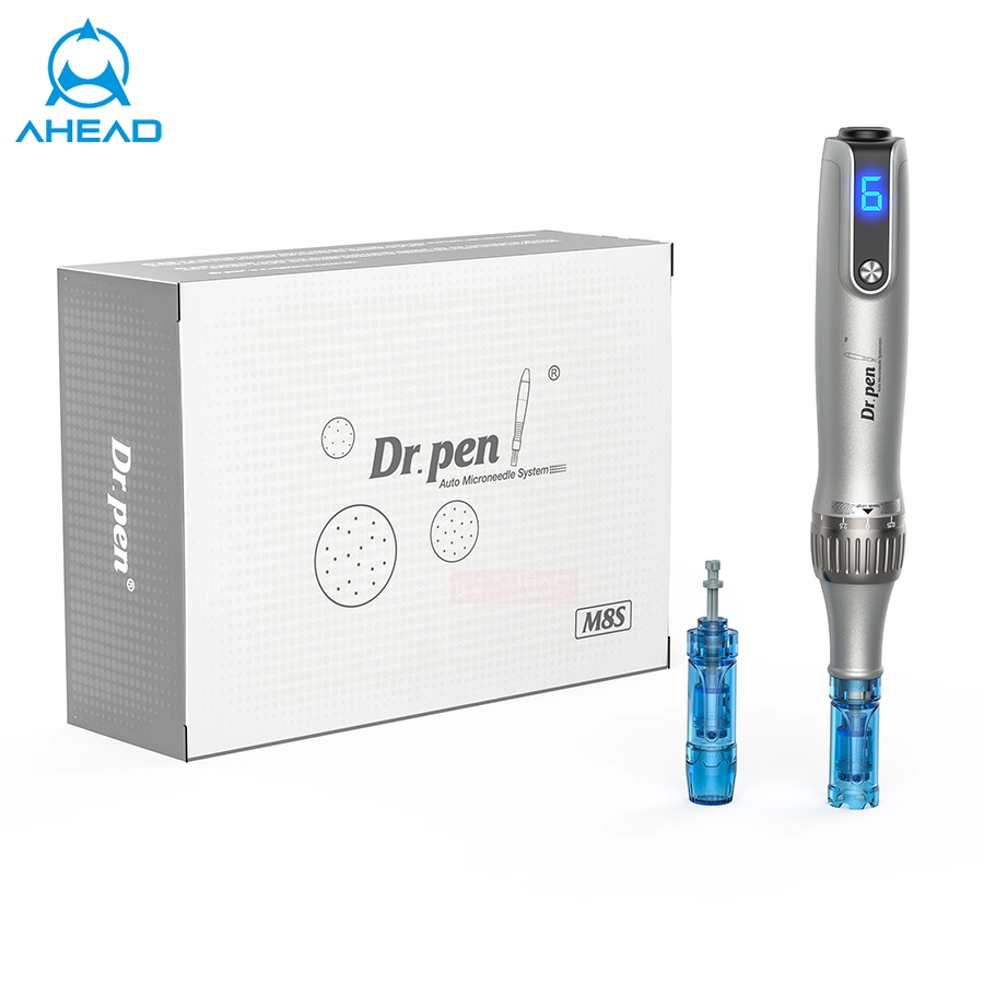 Laser Auto Microneedling Nano Derma Stamp Electric Pen Wireless M8s Reducing Little Scar Shrinking