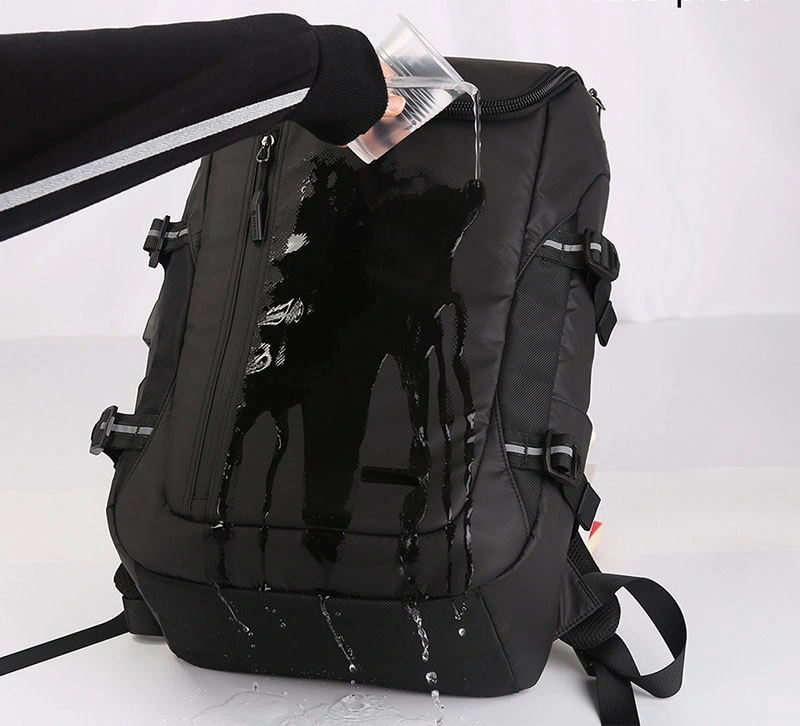 Water Resistant Double Shoulder Business Leisure Travel Computer Laptop Notebook College Students Backpack Pack Bag (CY3380)