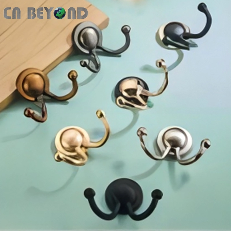 Various Styles Single Double Coat Hat Wall Mounted Door Hooks