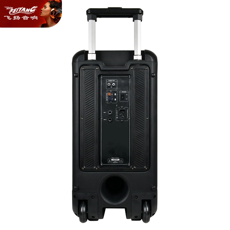 2022 Factory Trolley Portable Audio DJ Sound Box Professional Powered Bluetooth Wireless Speakers with Mic