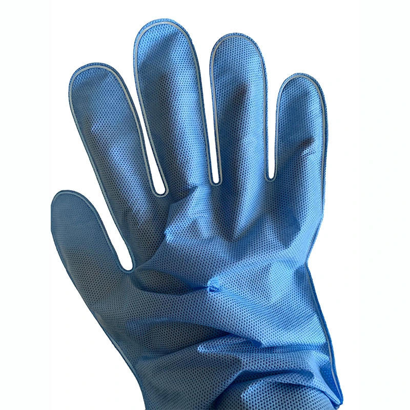 Haute qualité antistatique non tissés jetables étanches gants gants de protection de travail personnelles des gants de travail