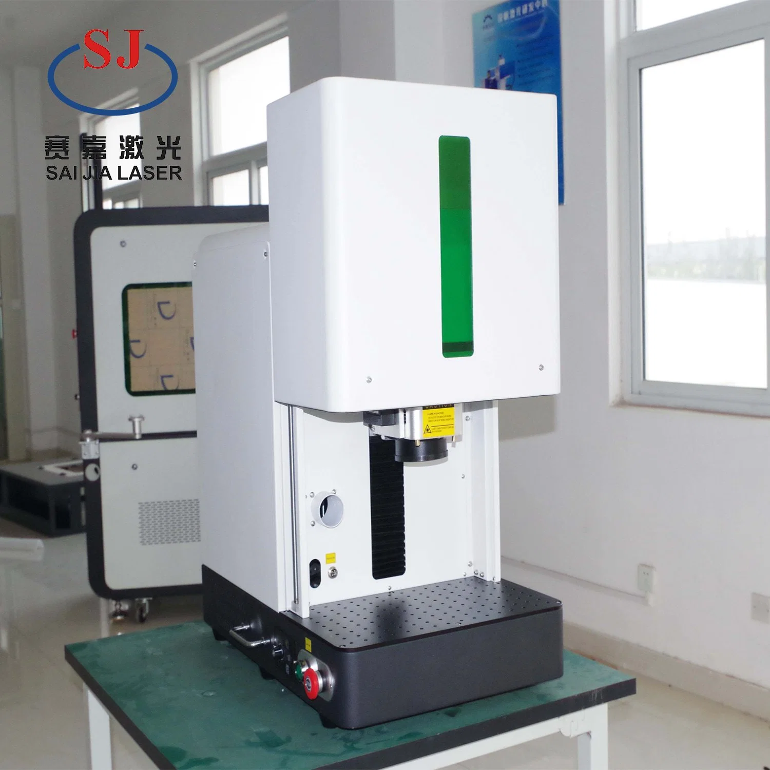 Sample Customization Fiber Laser Marking Machine for Metal Nometal Engraving