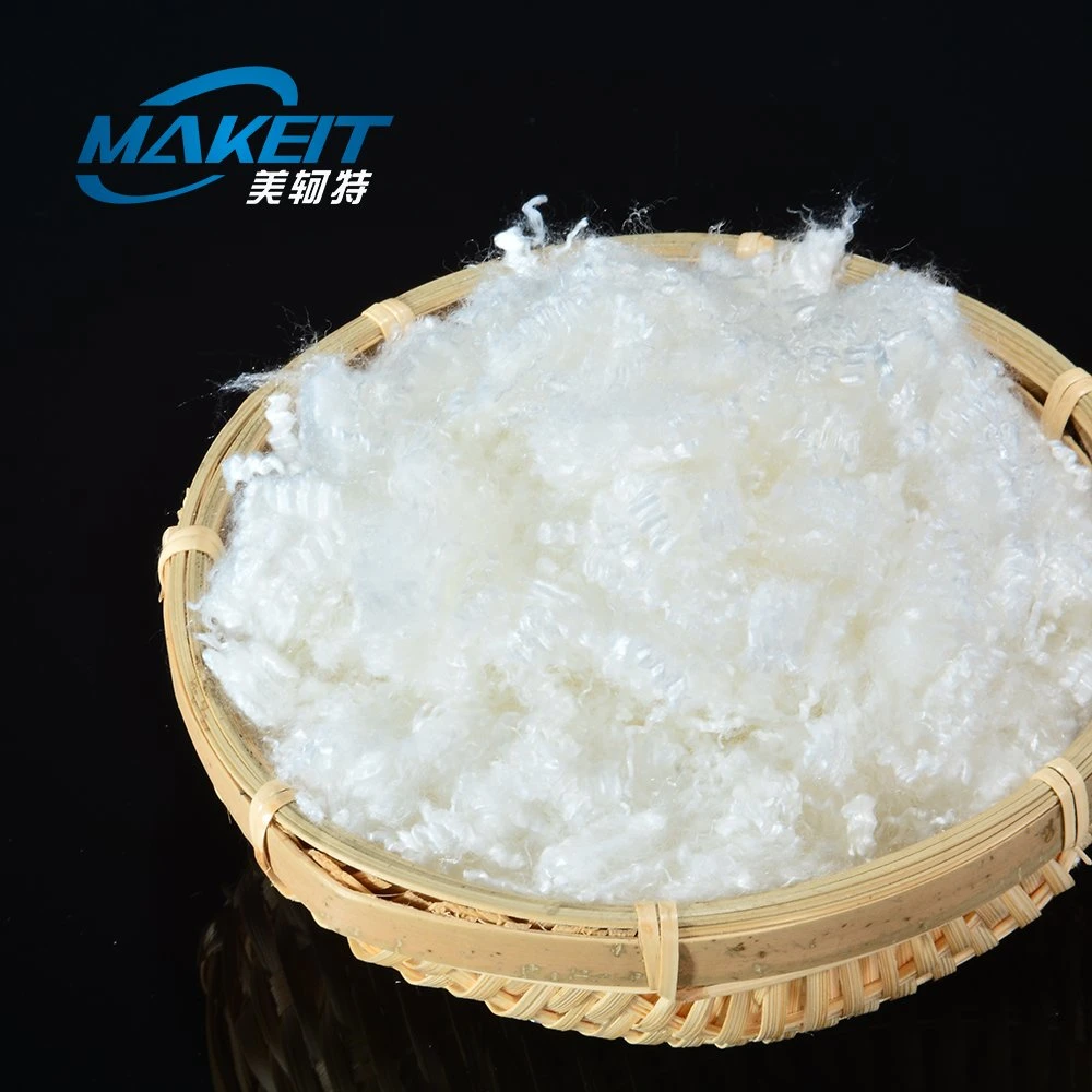 Regenerated 0.8d 0.9d 10d Solid Super Short Polyester Staple Fiber