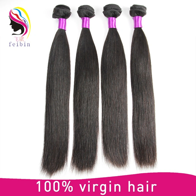8~30 pulgadas Color Natural Precio recta Fcactory brasileño cabello humano.