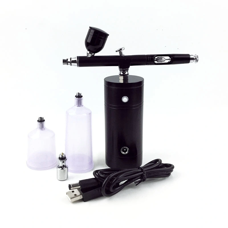 Sans fil Fondation de peinture de visage maquillage Tattoo Airbrush Kit ensemble d'aérographe