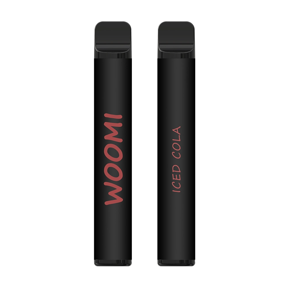 Usine Woomi noir 600 bouffées Vape jetable de 2 % de la nicotine Vape Bar