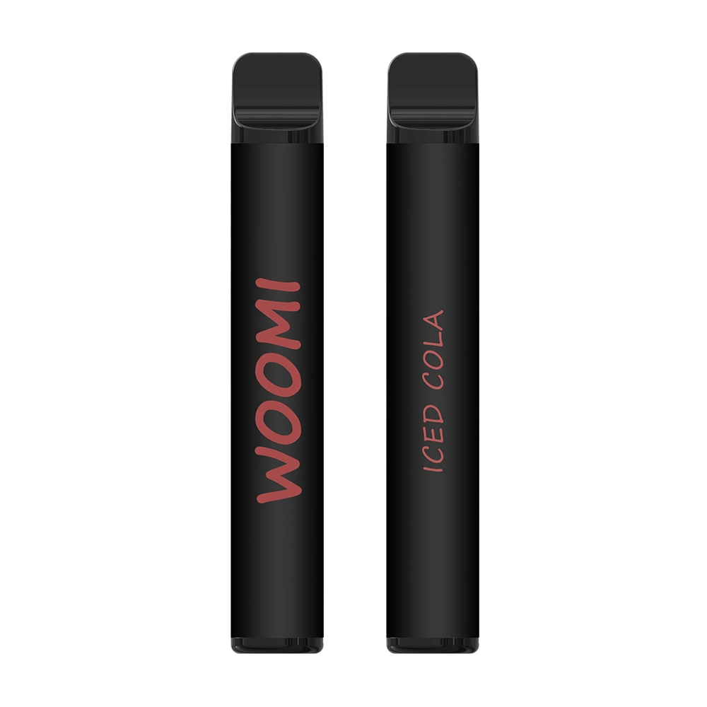 Negro Woomi fábrica 600 inhalaciones de Vape desechables de 2% de la nicotina Vape Bar