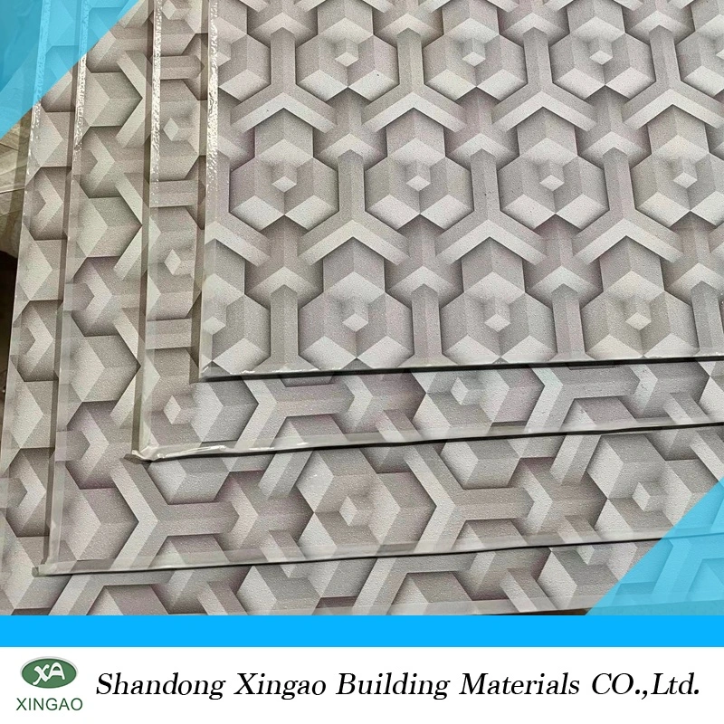 PVC Laminated Gypsum Ceiling Tiles with Ceiling T Grids From Shandong Factory