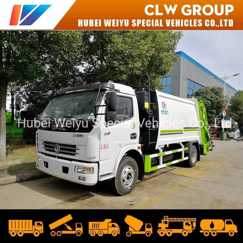 Garbage Compactor Truck Compression Machine Refuse Collection Vehicle