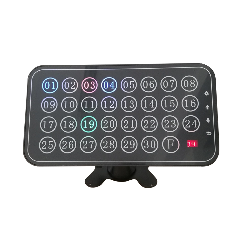 System in Wireless Communication Take a Number System for Customer, 1 Display Receiver 10 Service Call Buttons