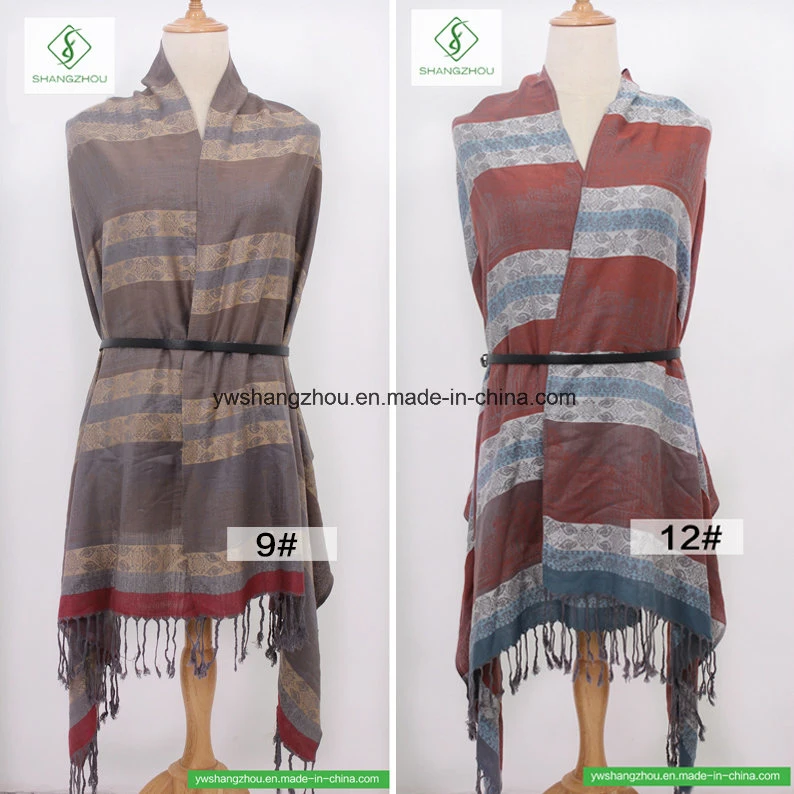 Nepal Style Metro City Jacquard Scarf Fashion Pashmina Shawl