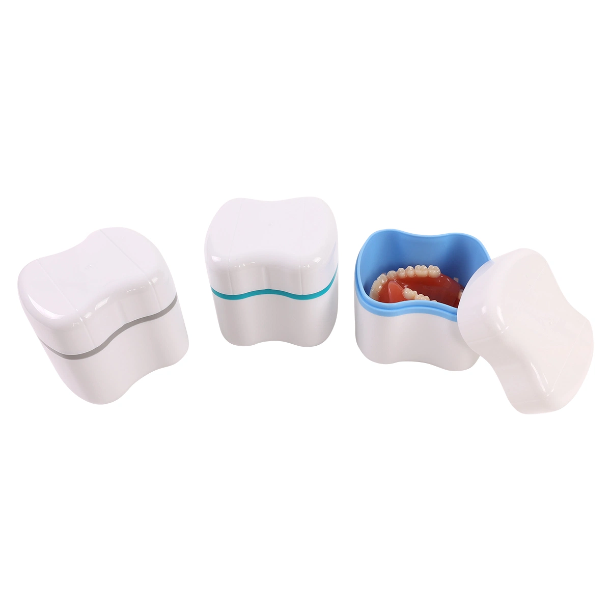 Dental Plastic Denture Teeth Retainer Protect Box