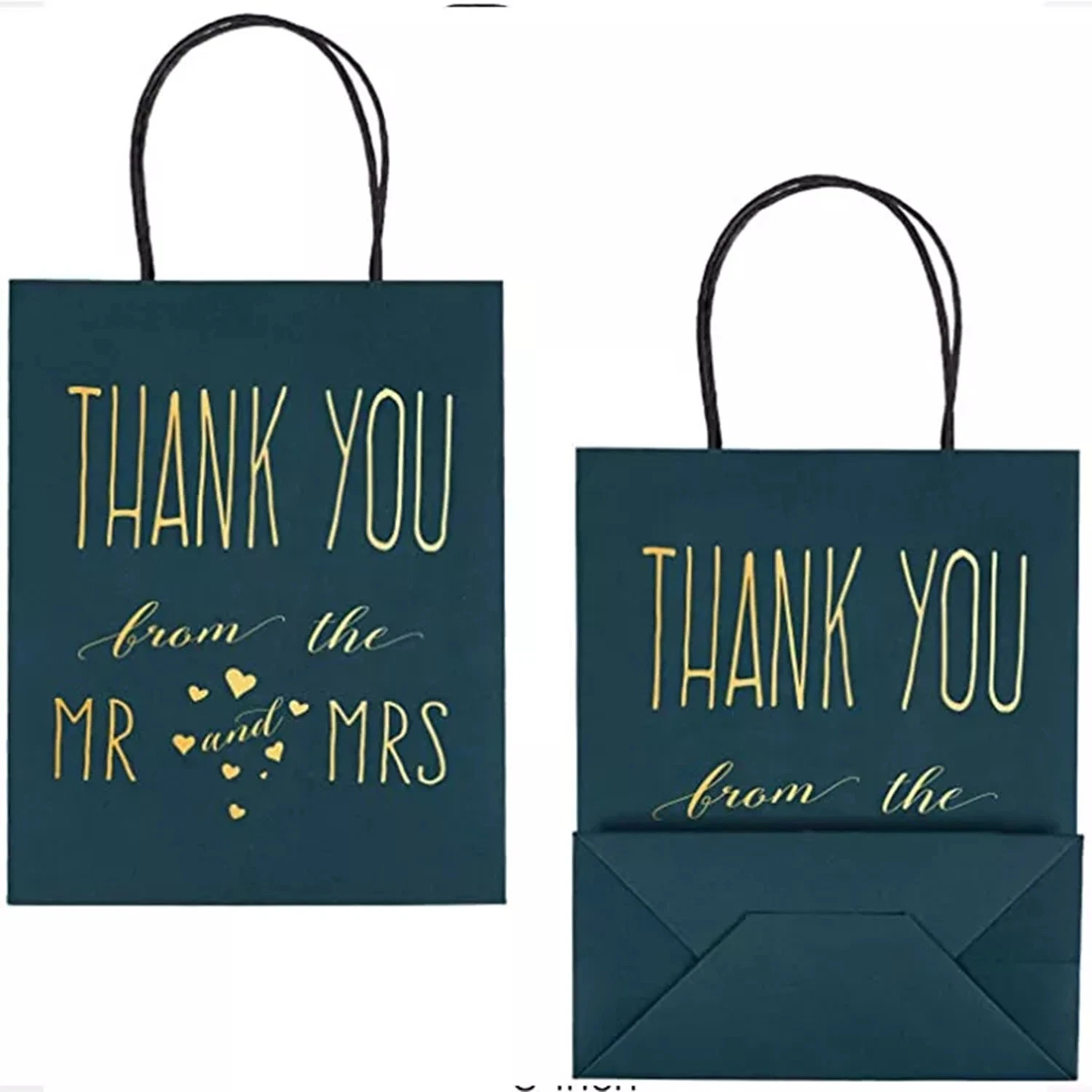 Degradable White Kraft Paper with Logo Shopping Paper Gift Bag Restaurant Paper Bag Holiday Children Gift Paper Bag