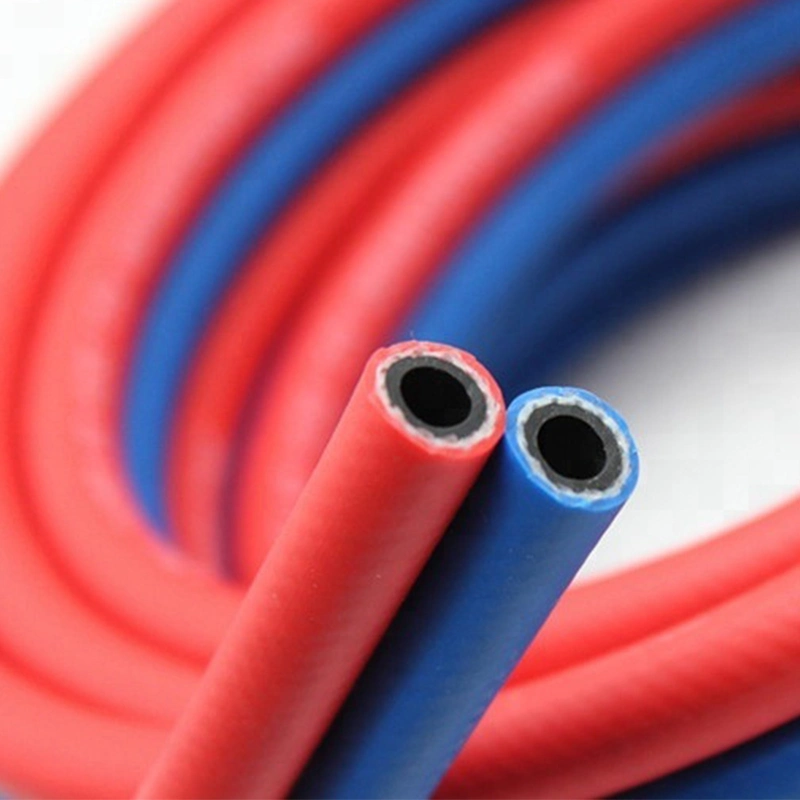 Industrial Rubber 1/4"-2" Inch PVC Oxygen Acetylene High Pressure Twin Line Welding Steam Hose