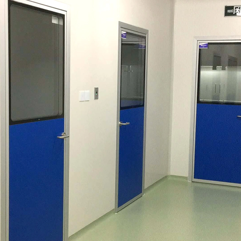 900mm*2100/1000mm*2100mm Ral Color Aluminum Single Doors for Food, Pharmaceutical, Medical, Hospital, Lab with Clean Room Cleaning Special Hinge