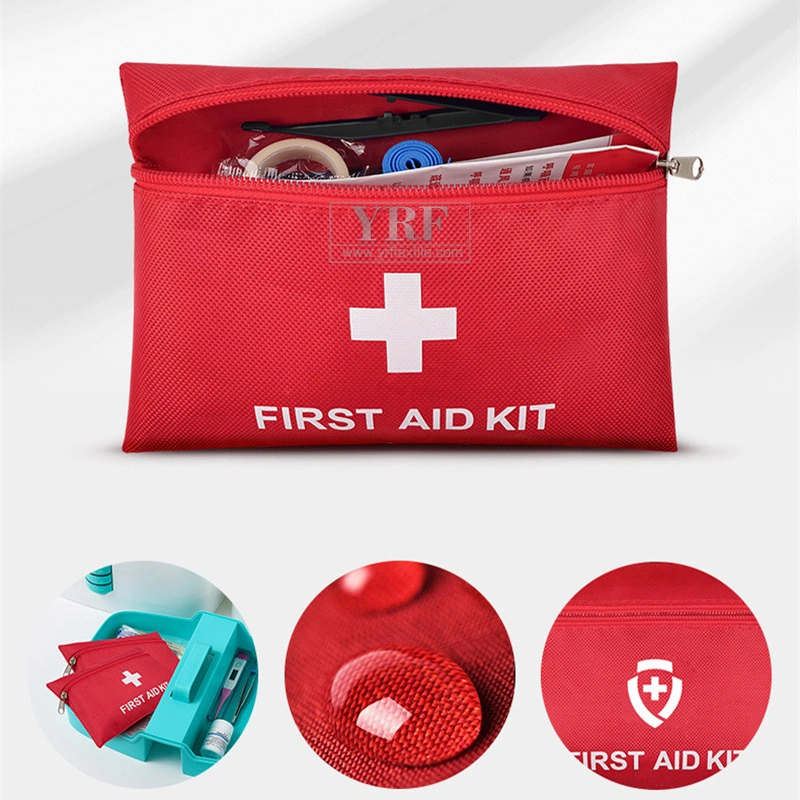 Custom Cloth Storage Bag 20*14cm Travel Survival First Aid Emergency Kit Small Bag for Medical Sports Office Mini Home First Aid Kit