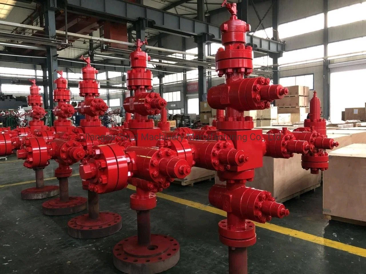 API High Pressure Oil Wellhead Equipment / Oil Christmas Tree Assembly