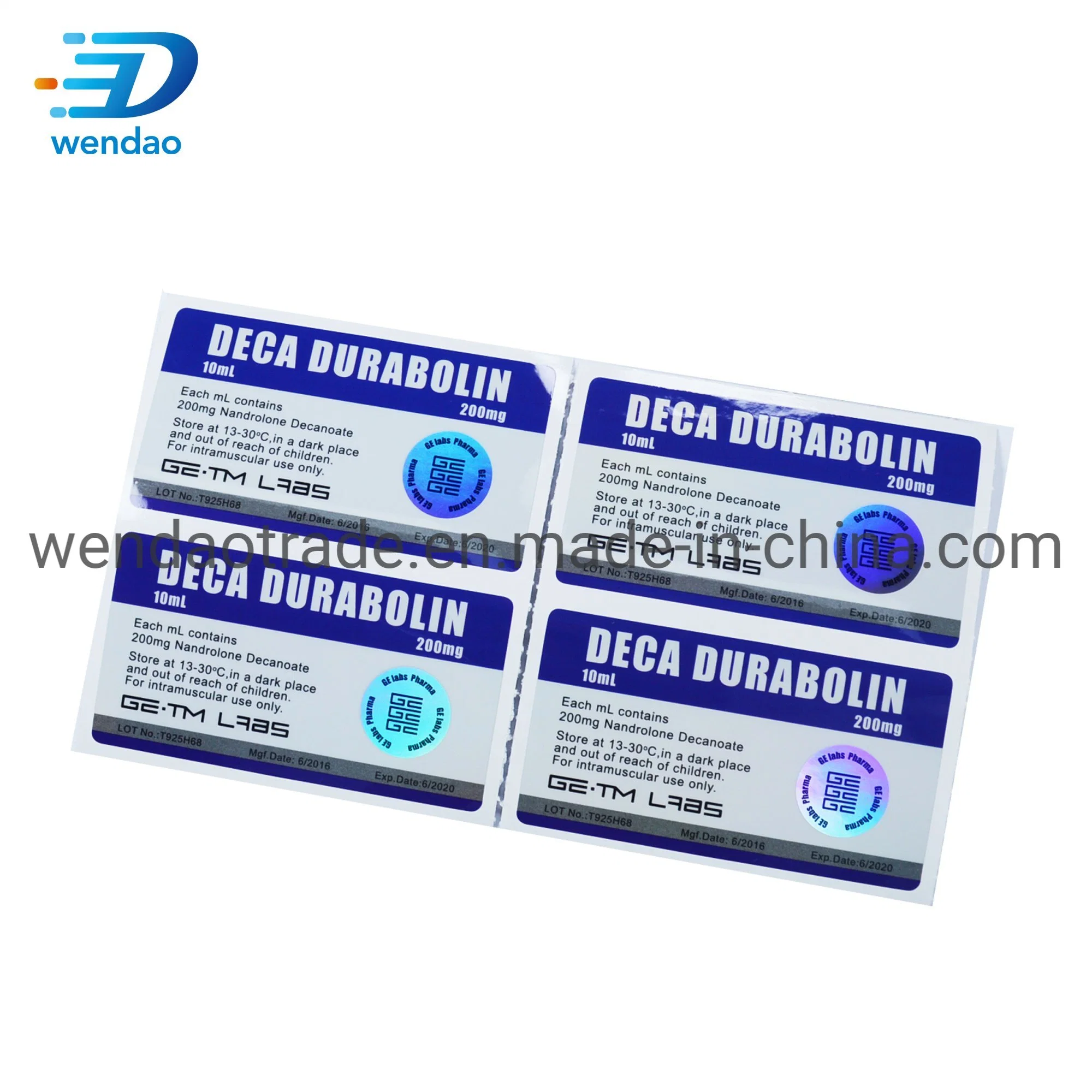 Sticker Supplier Custom Private Label Custom Logo Label