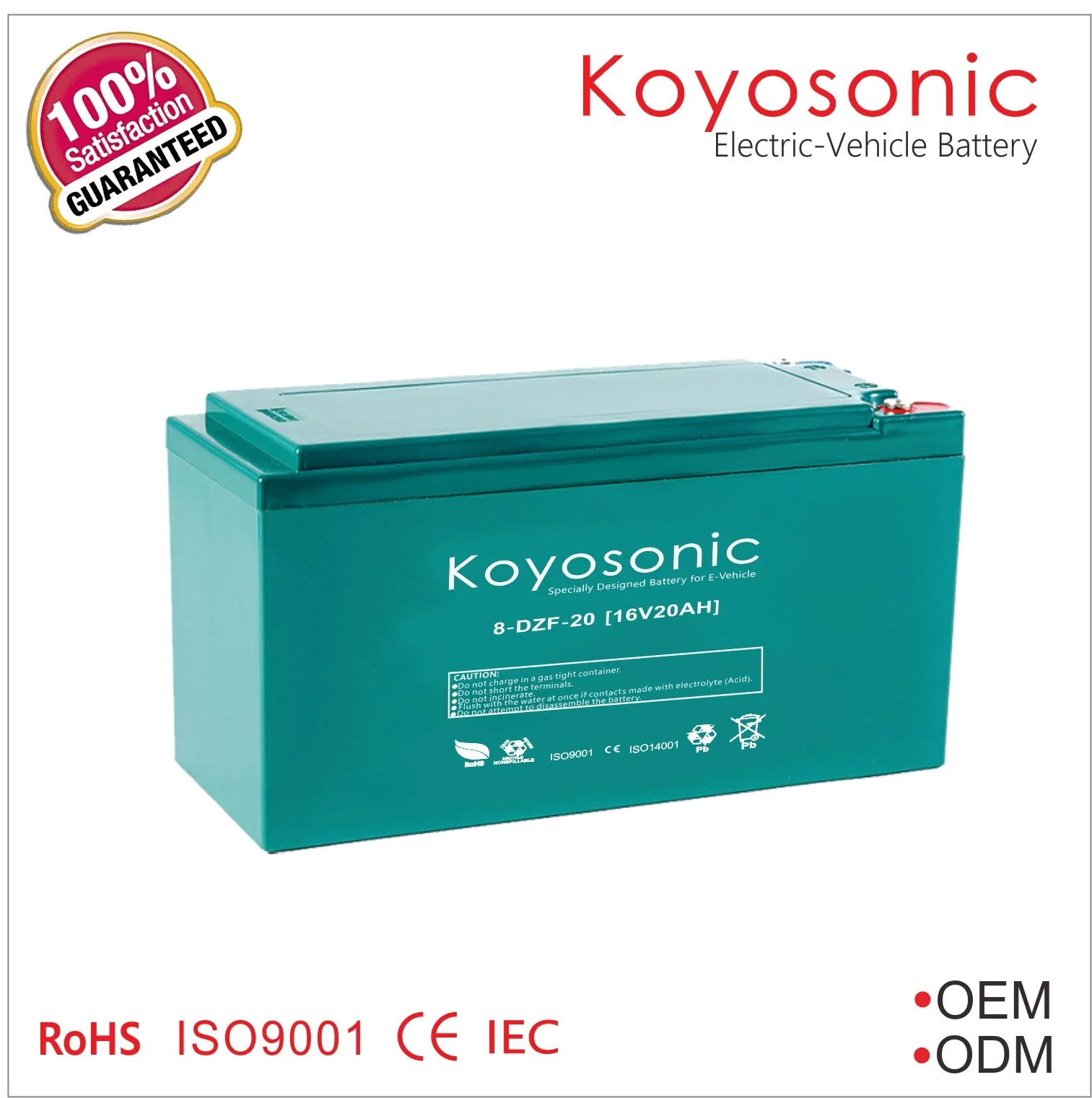 High quality/High cost performance 6-Dzf-20 E-Vehicle Battery 12V 20ah Sealed Lead Acid Electric Bike Battery