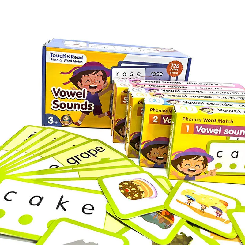 Natural Pronunciation Refers to Reading Cards Printing in Primary School English Textbooks