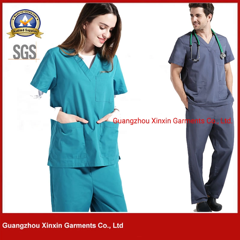 SPA Uniforms Women Workwear Beautician Scrubs Set Work Clothes Beauty Salon Tattoo Artist Uniform 2PCS Suit (H2288)