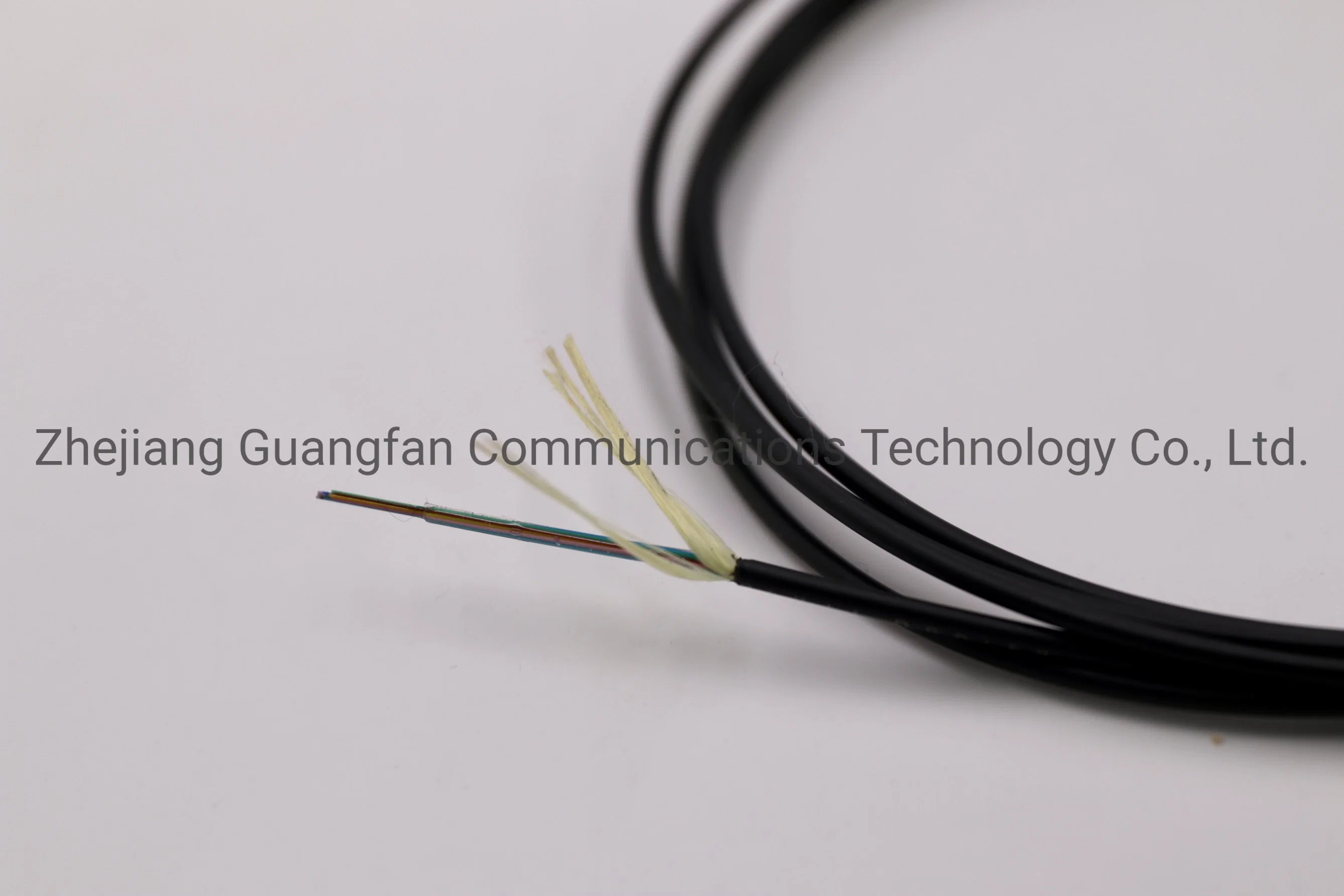 Optic Fiber Single-Mode Micro Cable HDPE Central Loose Tube Aramid Yarns