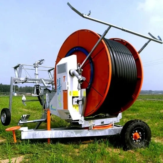 Enrouleur de tuyau flexible Incendie du système d'irrigation de petites machines agricoles de l'équipement