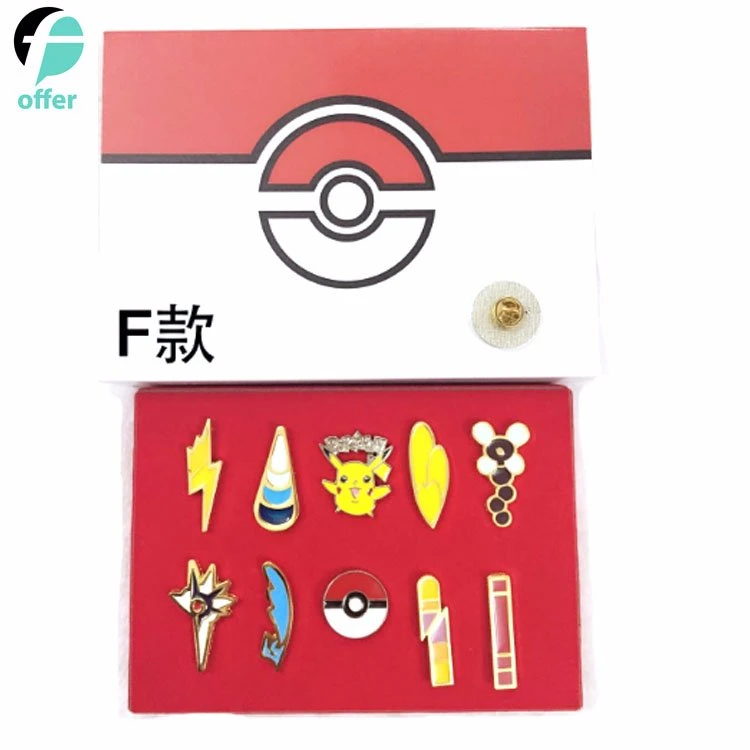 Hot Anime Pokemon Set of 58 Lapel Pin Badges