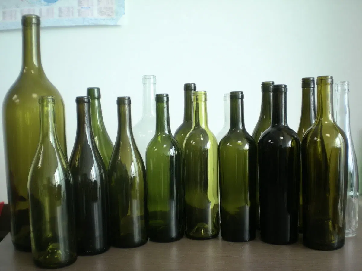 375ml Antique Green Ice Wine Bottle