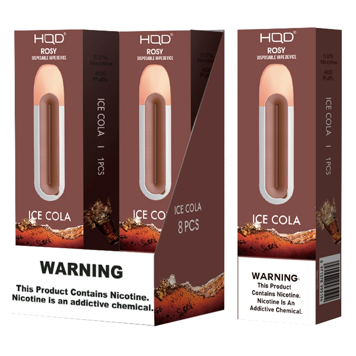 Hot Hqd Rosy 400 Puffs Not Rechargeable Disposable/Chargeable vape Vape