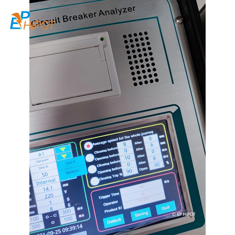 Epgk 12 Phases High Voltage Circuit Breaker Analysis Systems