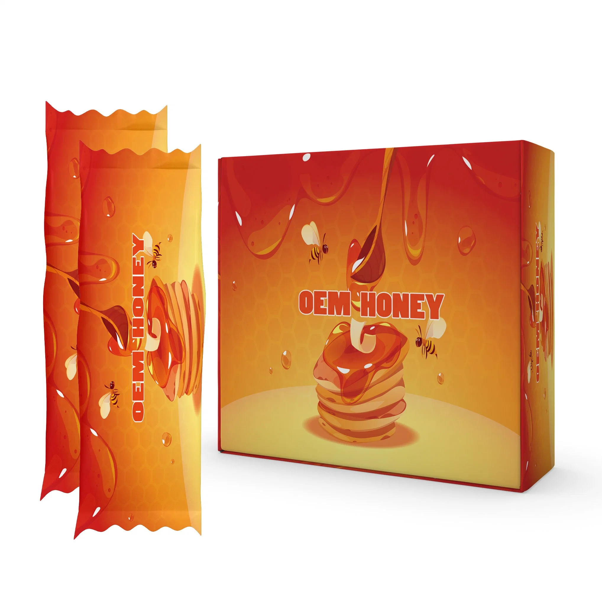 Wholesale 100% Natural Supply Pure Quality 12 Sachet Sweet Honey Box