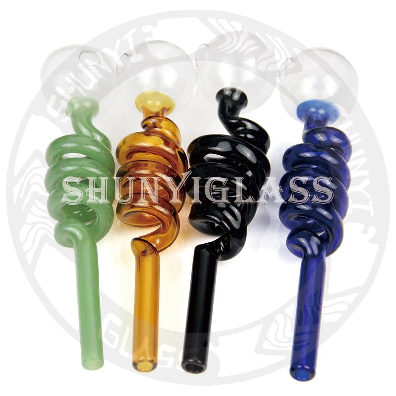 Colorful Pyrex Glass Oil Burner Factory Wholesale/Suppliercolorful Smoking Pipes Tobacco Glass