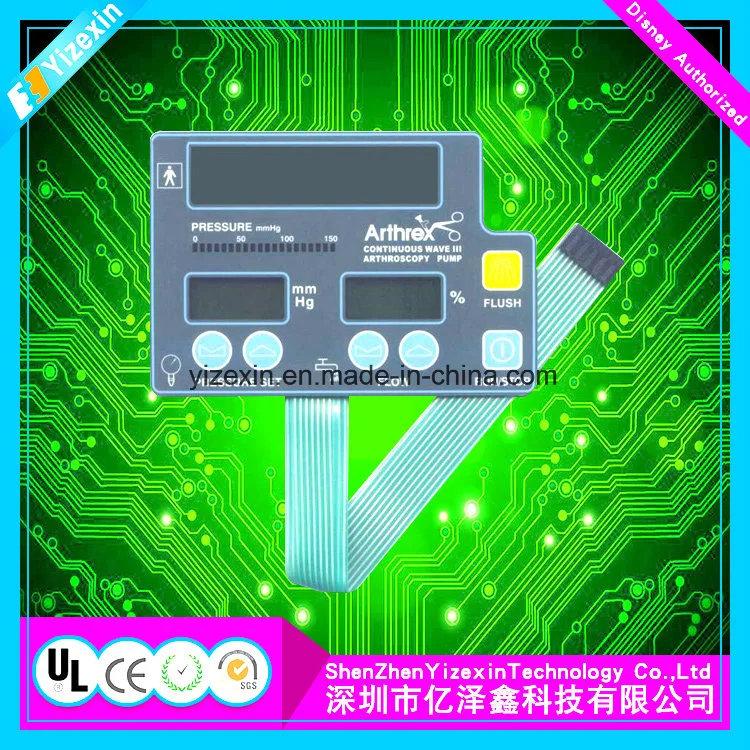 Computer Folientastatur/Elektronik Folientastatur mit LCD-Display-Fenster