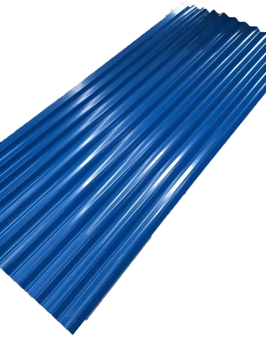 High quality/High cost performance  Brick Blue Corrugated Steel Roofing Sheet From Shandong